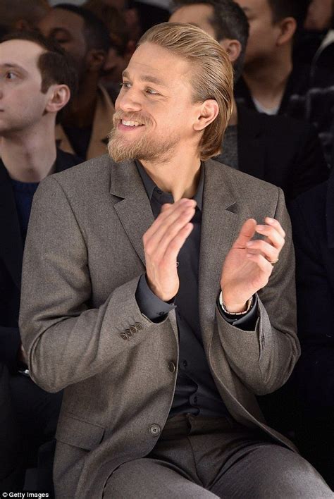 charlie hunnam fashion show.